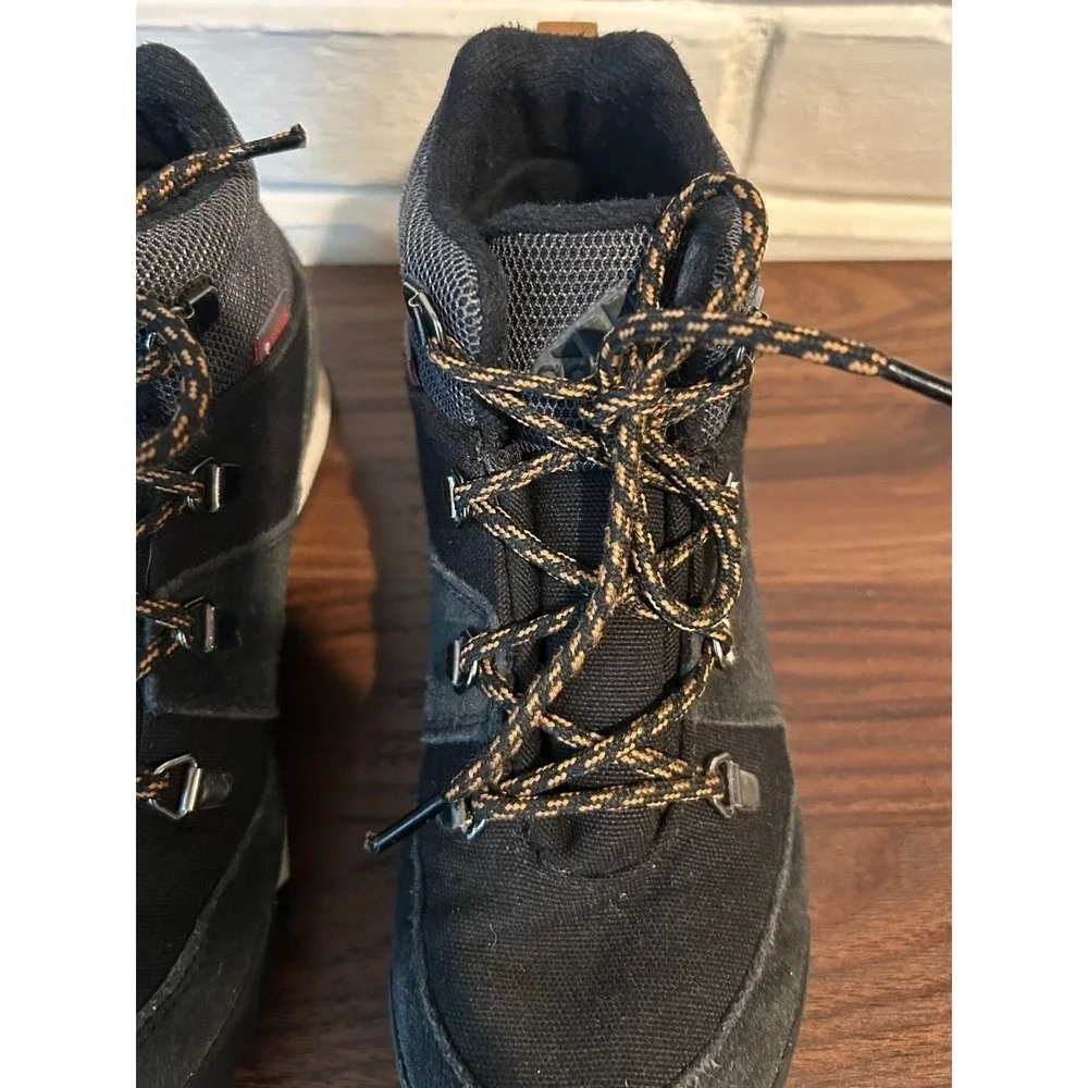 ADIDAS Snowpitch K Terrex‎ Climawarm Youth/Kids Black Snow Boots Size 1.5